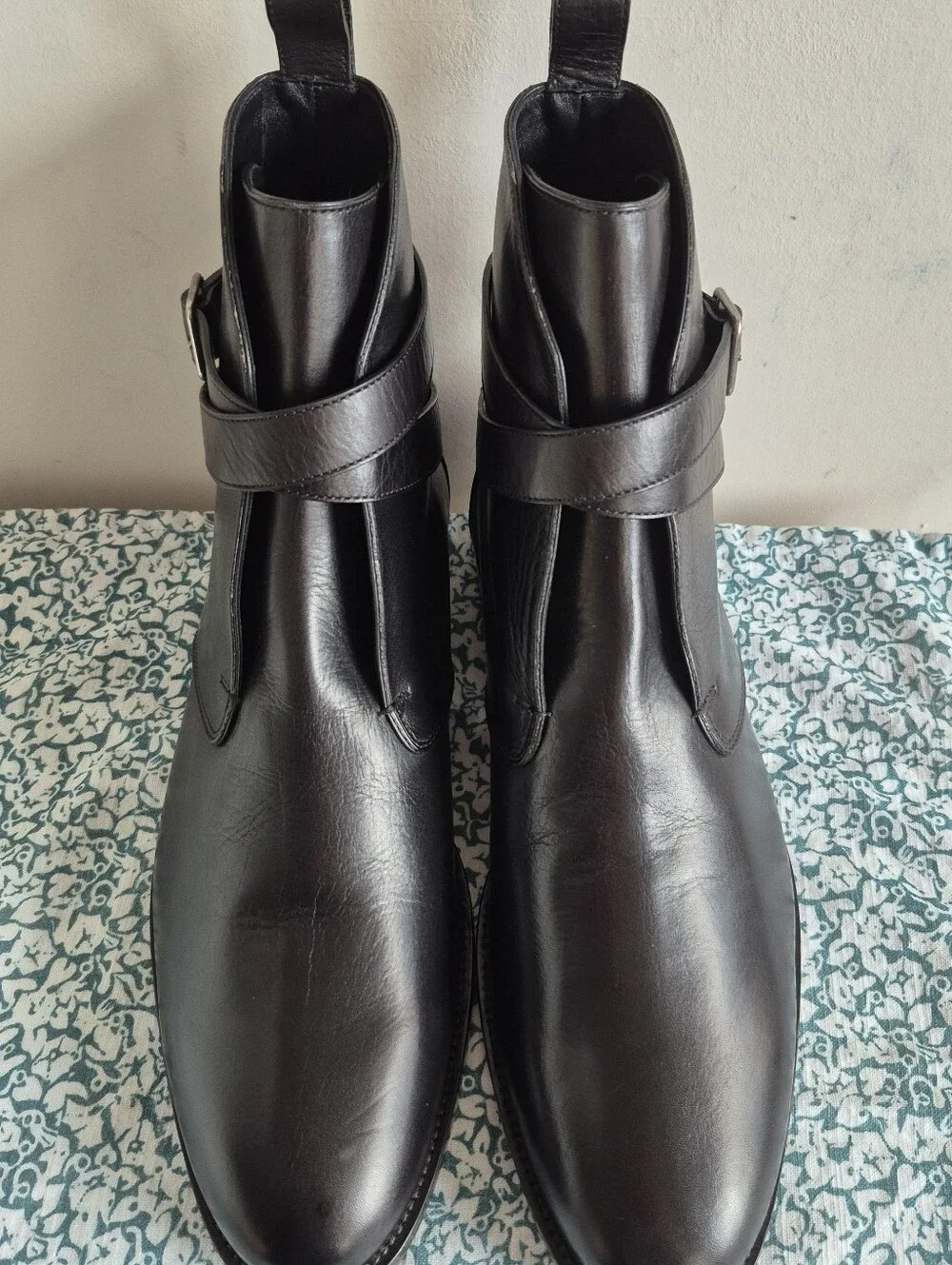 NEW! SAINT LAURENT Leather Boots / US Size 10